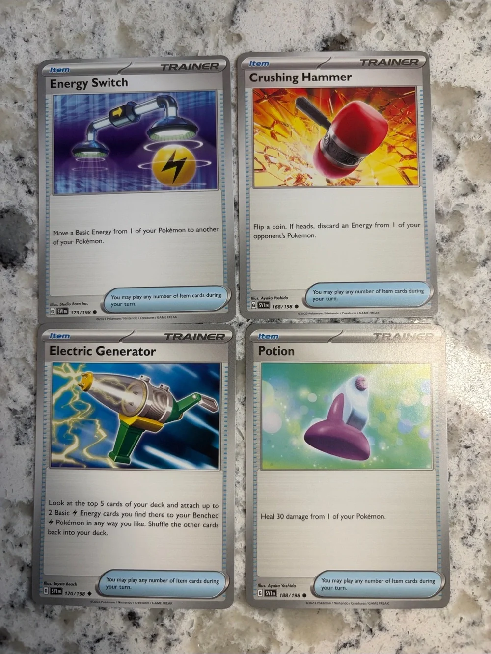 Scarlet & Violet Base Set Trainer Lot | 11 Trainer Cards ✨5/$25✨